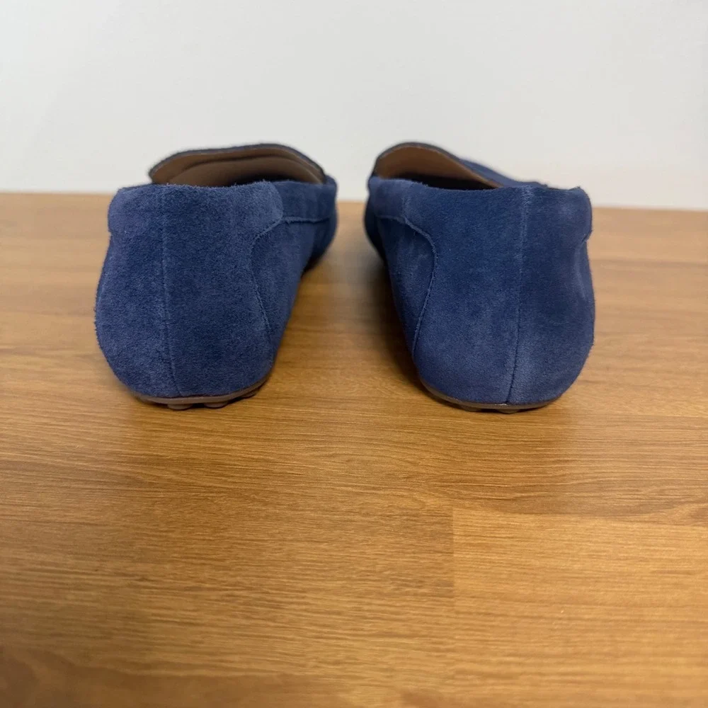 ABEO Harbor 3880 Womens Navy Blue Suede Driving Loafers Flats Size 7.5 Neutral